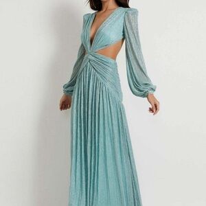 Patbo plunge cutout gown